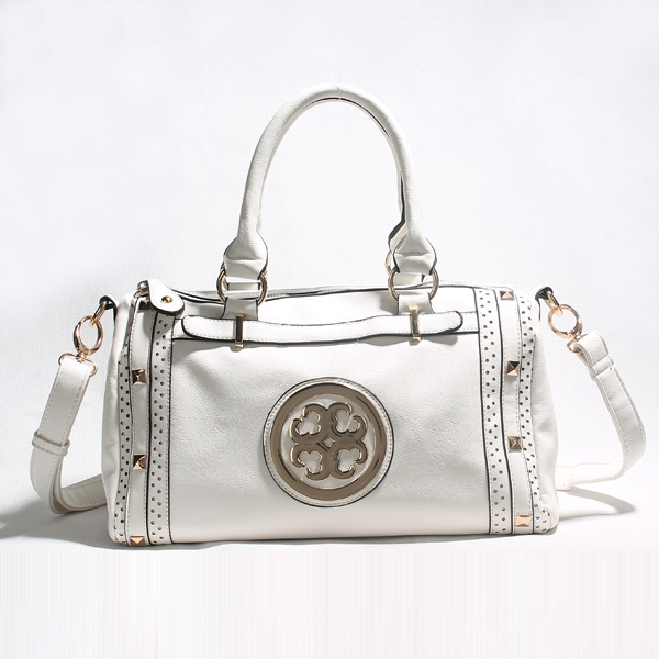 Wholesale Lady Tote Handbags T26073#WHITE