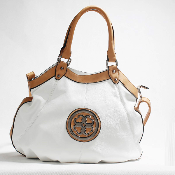 Wholesale Lady Tote Handbags T26413#WHITE