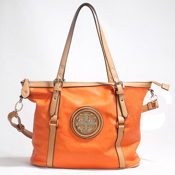 Wholesale Lady Tote Handbags T26448#ORANGE