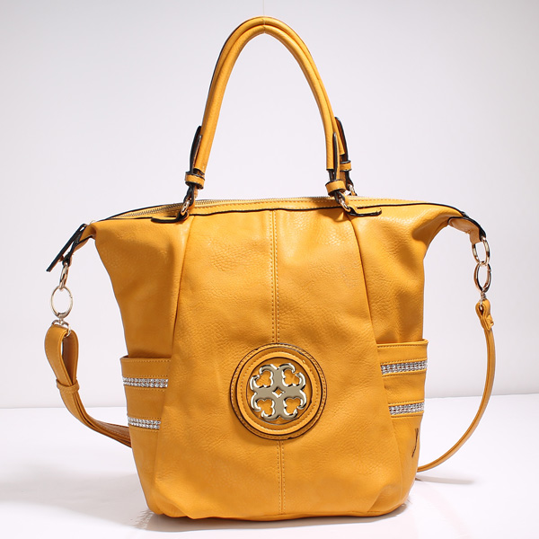 Wholesale Lady Tote Handbags T26495#YELLOW