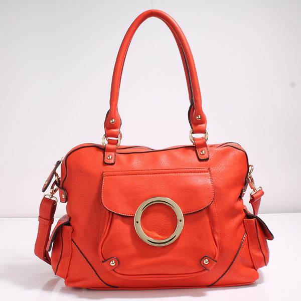 Wholesale Lady Tote Handbags T26535#ORANGE