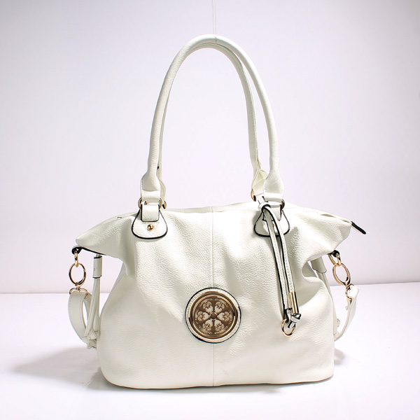 Wholesale Lady Tote Handbags T26618#WHITE