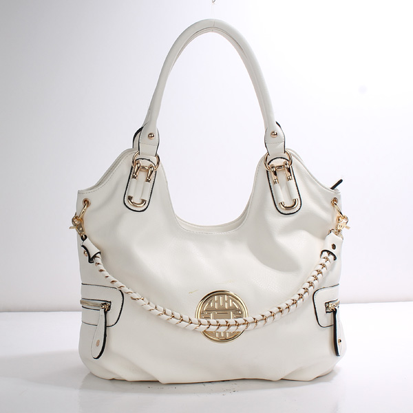 Fashion Summer Tote Handbags For Ladys T35282#WHITE