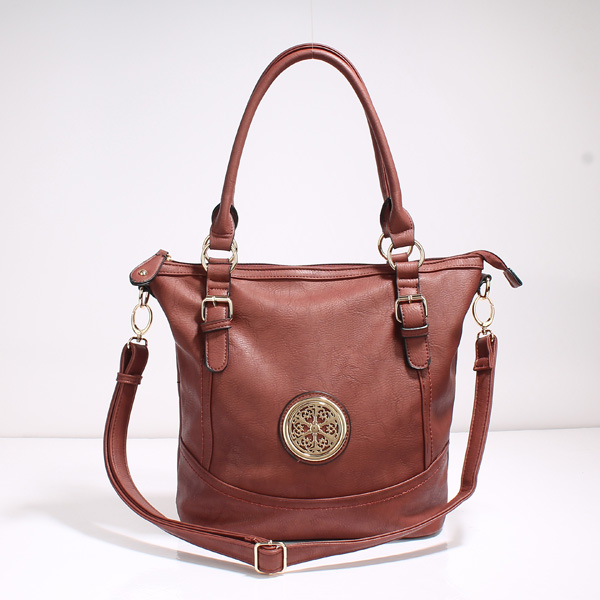 Wholesale Lady Tote Handbags T71012#COFFEE