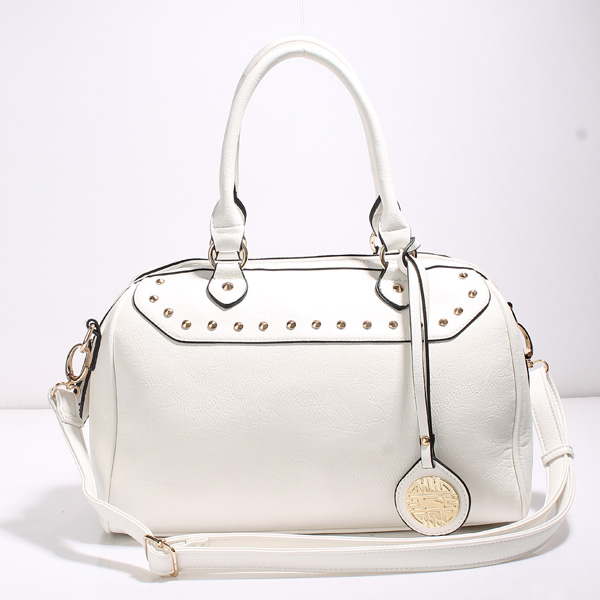 Wholesale Lady Tote Handbags T71035#WHITE