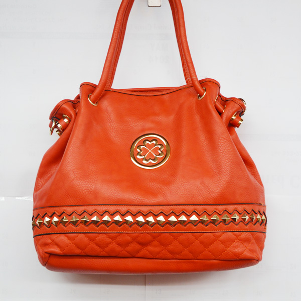 Wholesale Lady Tote Handbags T8202#ORANGE