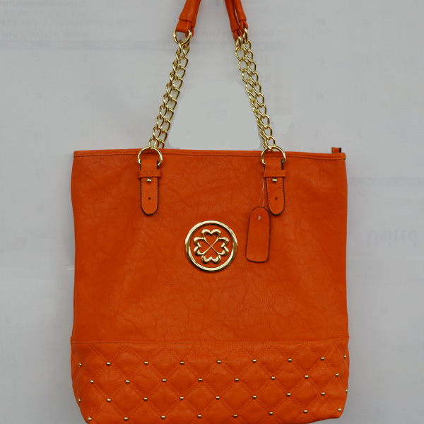 Wholesale Lady Tote Handbags T8223#ORANGE