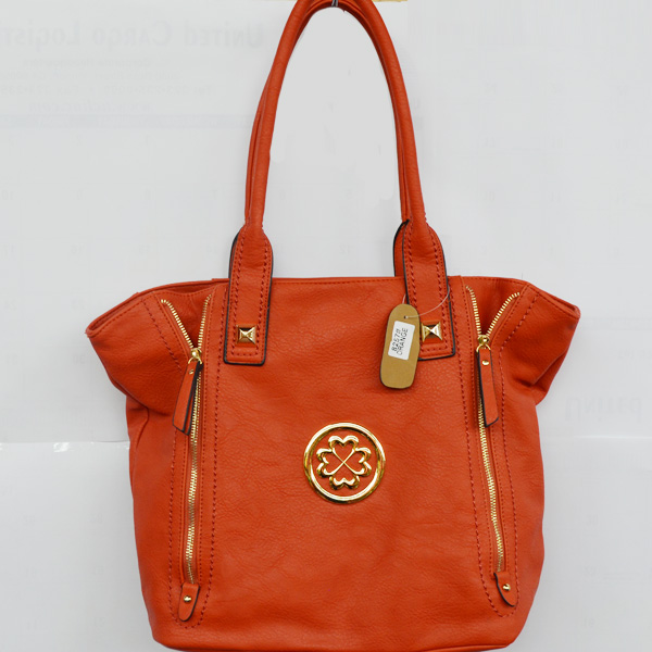 Wholesale Lady Tote Handbags T8257#ORANGE