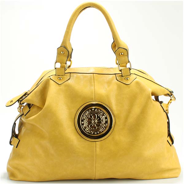 Wholesale Lady Tote Handbags T83361#YELLOW