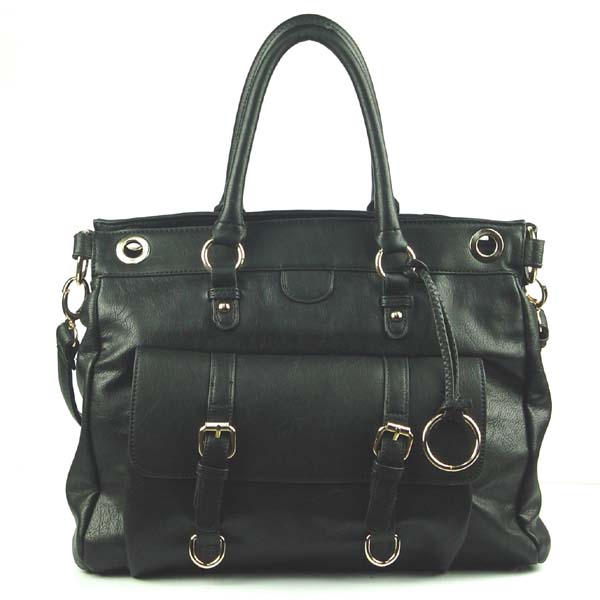 Wholesale Lady Tote Handbags T83697#BLACK
