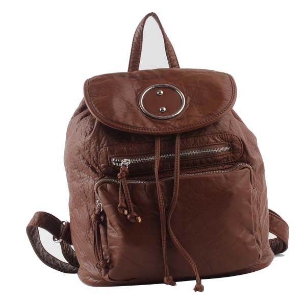 Wholesale Fashion Backpack 19296#BROWN