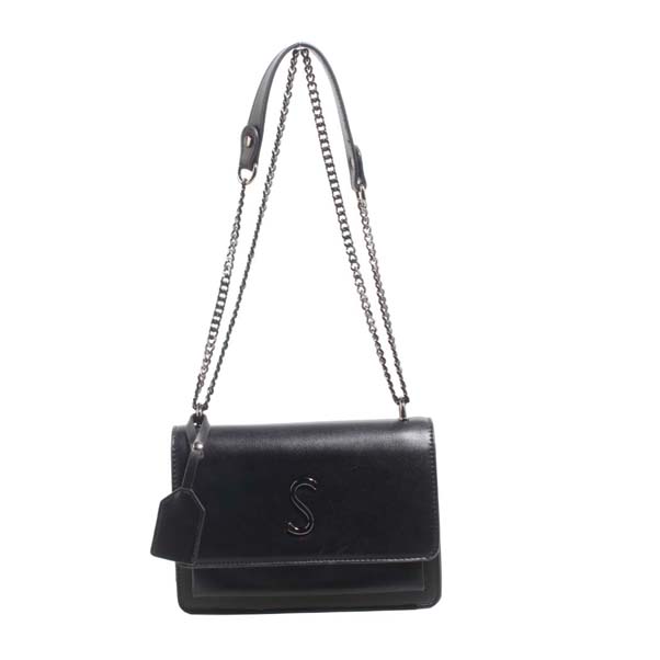 Wholesale lady Cross Shoulder Bags 20018#BLACK