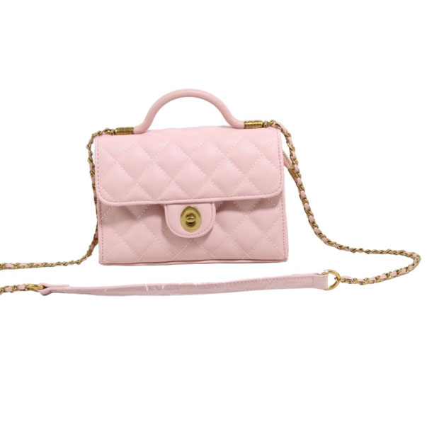 Wholesale Lady Cross Shoulder Bags 20025#PINK