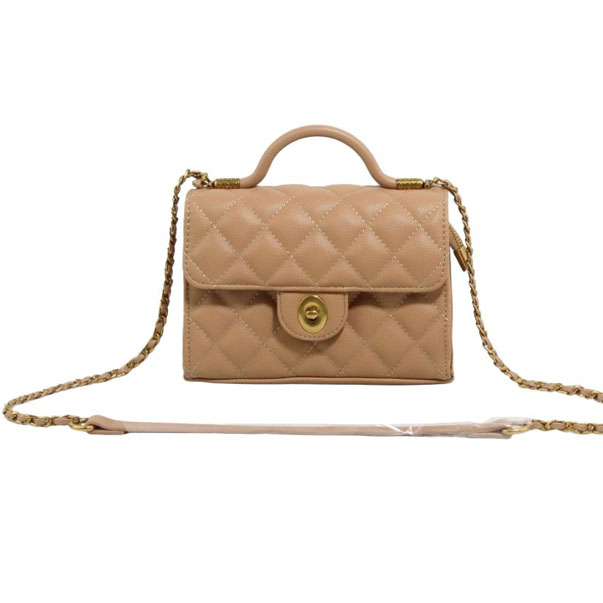 Wholesale Lady Cross Shoulder Bags 20025#TAN