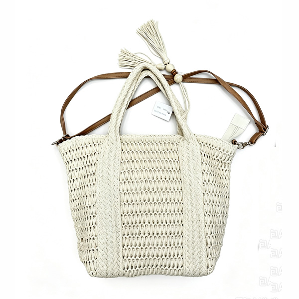 Wholesale Straw bags 2035#BEIGE