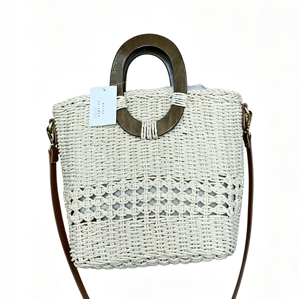 Wholesale Straw bags 2050#BEIGE