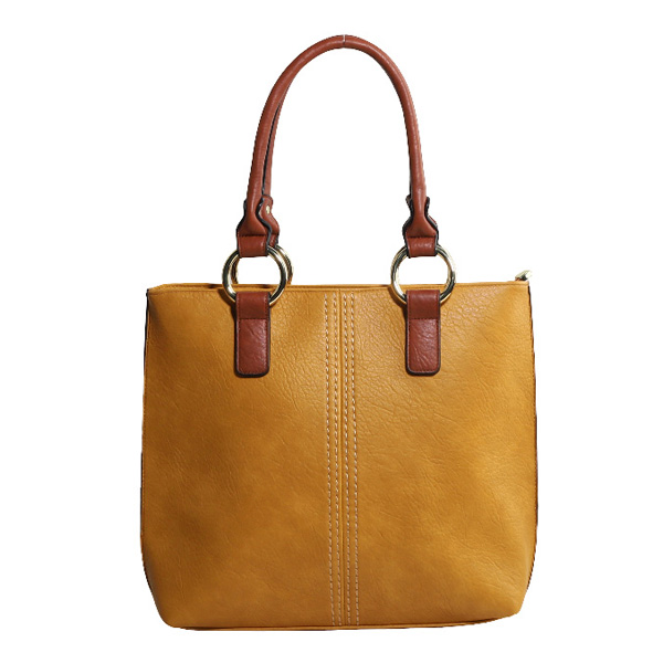 Wholesale lady Shopping Street bags 210851#YELLOW