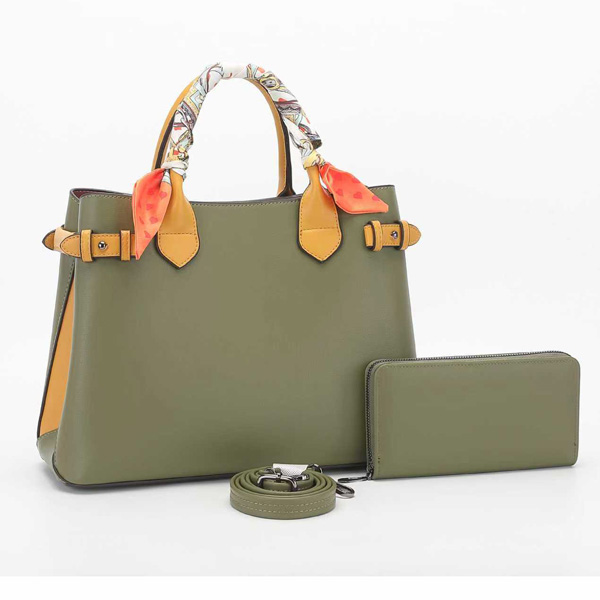 Wholesale Fashion lady tote bags 28571#GREEN