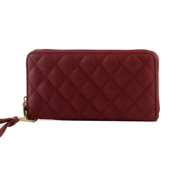 Wholesale Cheap PU Wallets 5513#D.RED