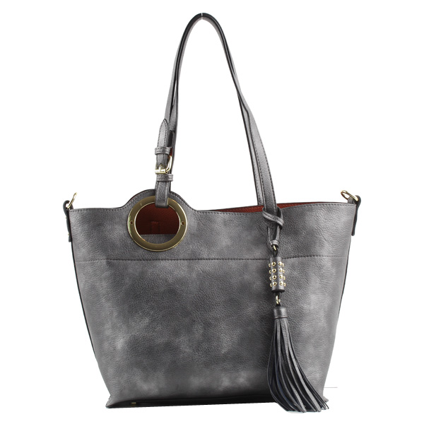 Wholesale Lady Tote Bags 65908#D.SILVER