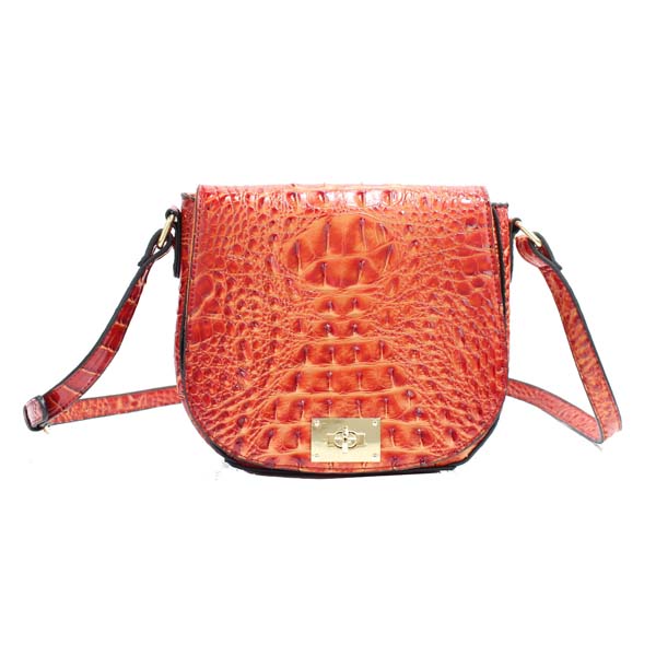 Wholesale Cross Shoulder lady bags 66536#ORANGE