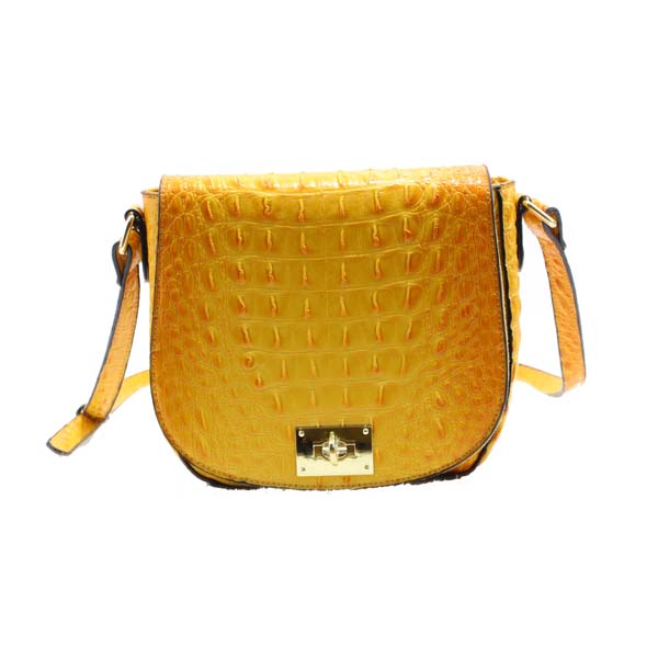 Wholesale Cross Shoulder lady bags 66536#YELLOW