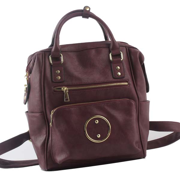 Wholesale Fashion Cross Shoulder bags 66817#D.RED