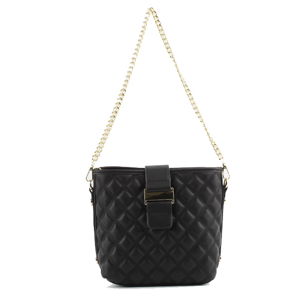 Wholesale Fashion PU Cross Shoulder lady bags 67047#BLACK