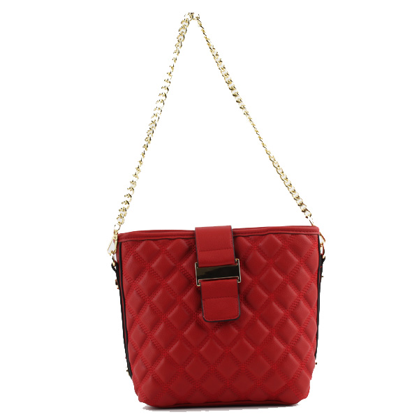 Wholesale Fashion PU Cross Shoulder lady bags 67047#RED
