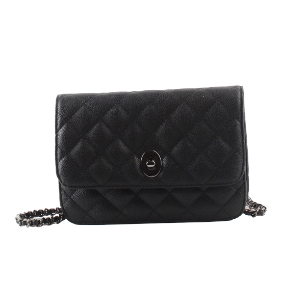 Wholesale Small Cross Shoulder lady bags 67245#BLACK