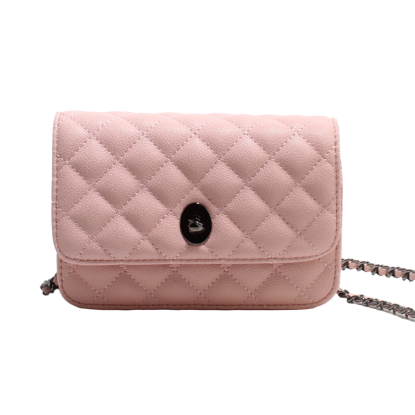 Wholesale Small Cross Shoulder lady bags 67245#L.PINK