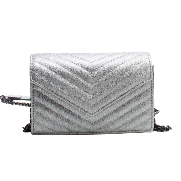 Wholesale Fashion Cross Shoulder bags 68041#SILVER