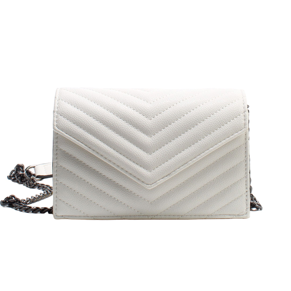 Wholesale Fashion Cross Shoulder bags 68041#WHITE
