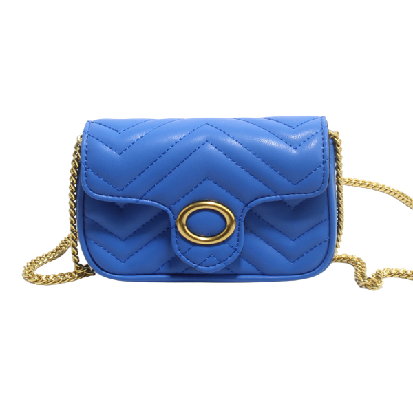 Wholesale Fashion Small Cross Shoulder bags 68043#BLUE