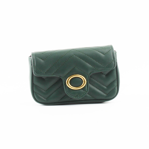 Wholesale Fashion Small Cross Shoulder bags 68043#D.GREEN