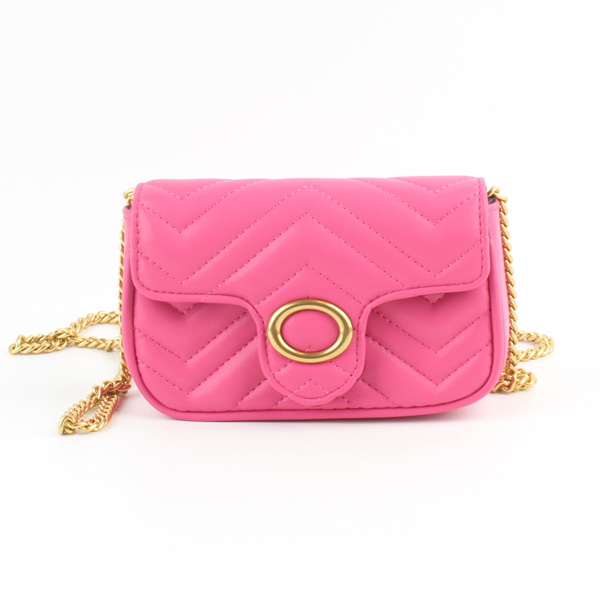 Wholesale Fashion Small Cross Shoulder bags 68043#H.PINK