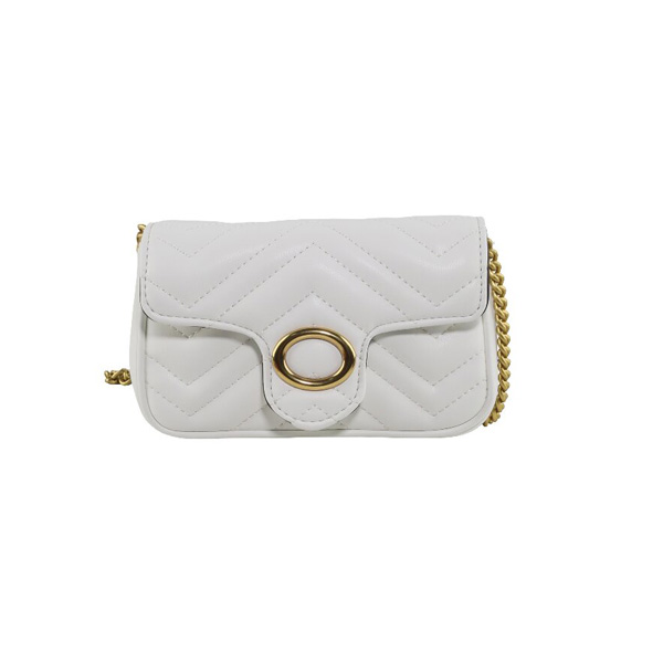 Wholesale Fashion Small Cross Shoulder bags 68043#WHITE