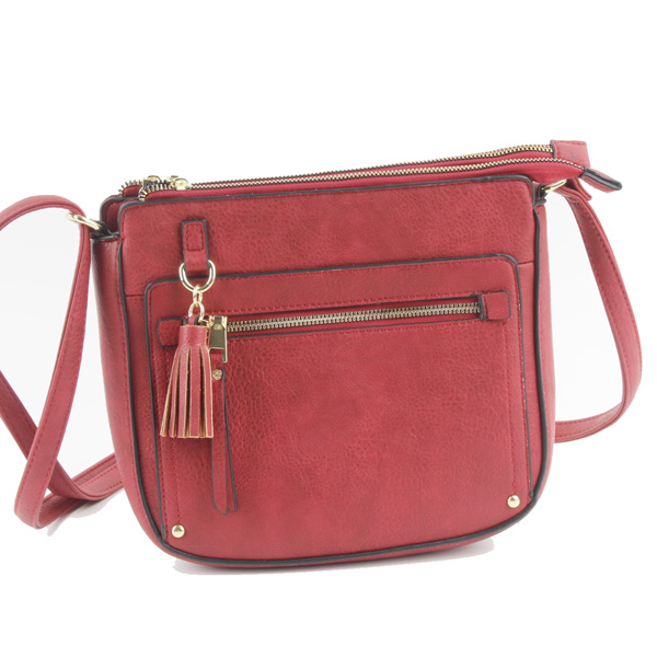 Wholesale fashion Cross Shoulder bags 68142#RED