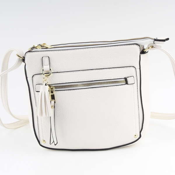 Wholesale fashion Cross Shoulder bags 68142#WHITE