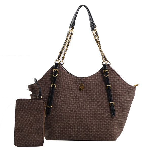 Wholesale Lady Tote Handbags Fashion Backpack 68160#COFFEE