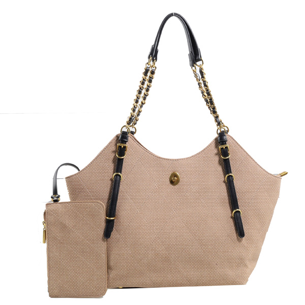 Wholesale Lady Tote Handbags Fashion Backpack 68160#TAN