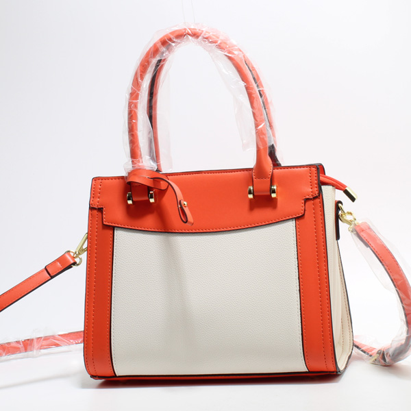 Wholesale Lady tote PU bags 68167#ORANGE