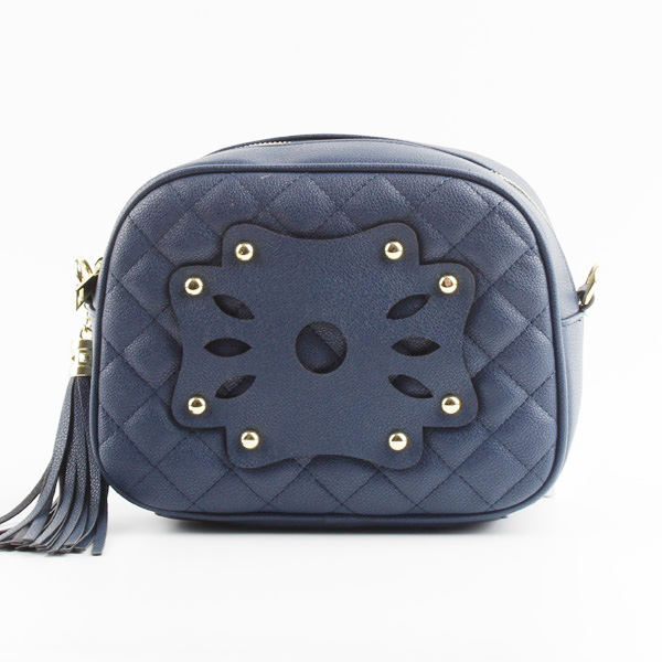 Wholesale Lady Cross Shoulder bags 71383#D.BLUE