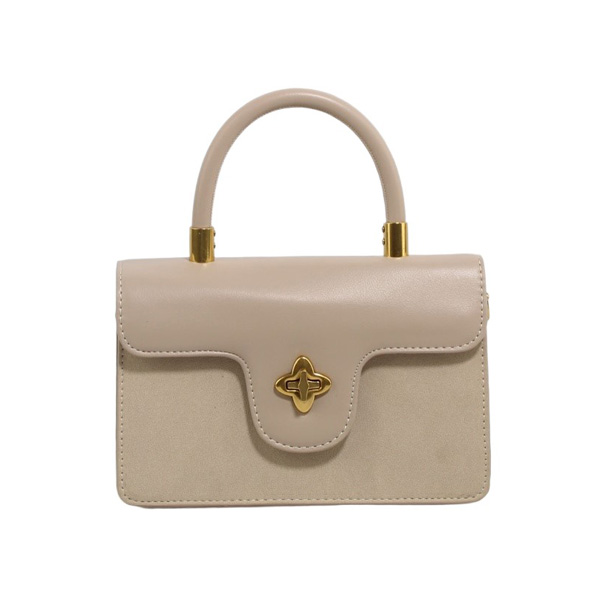 Wholesale Lady Cross Shoulder Bags 71575#BEIGE