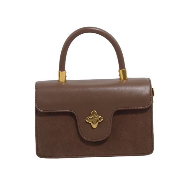 Wholesale Lady Cross Shoulder Bags 71575#COFFEE