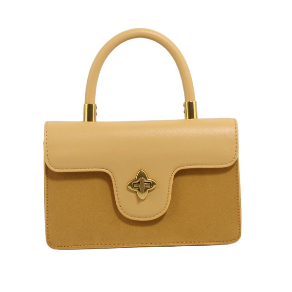 Wholesale Lady Cross Shoulder Bags 71575#YELLOW