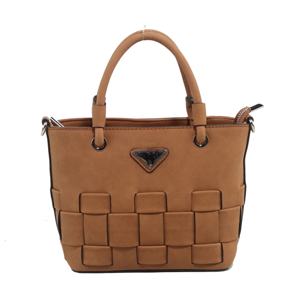 Wholesale Fashion Lady Cross Shoulder Bags 71576#BROWN