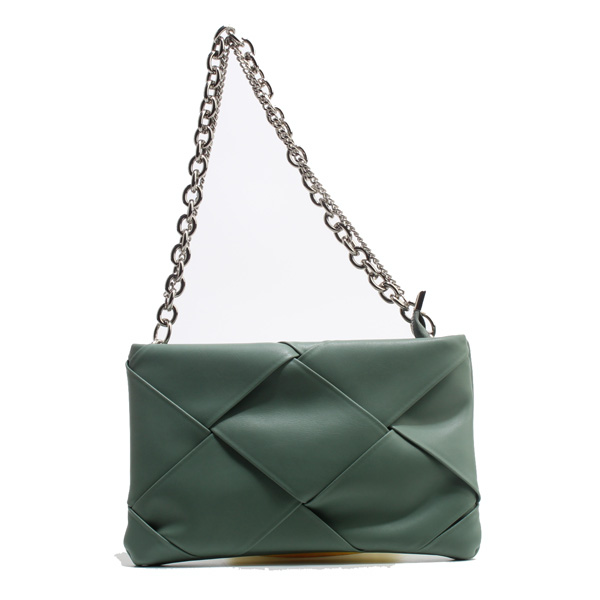 Wholesale PU Cross Shoulder bags 809#GREEN