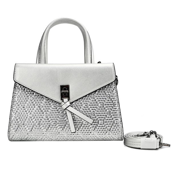 Wholesale lady tote bags 82410#SILVER