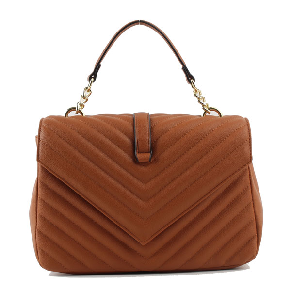 Fashion PU Shoulder Bags 86513#BROWN